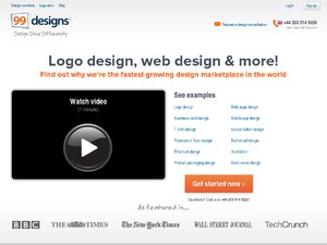 99designs website