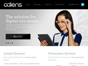 Adlens website