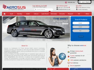 Aerosus UK website