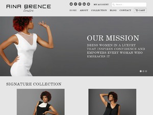 Aina Brence London website