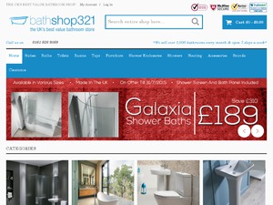 Bath Shop 321 website