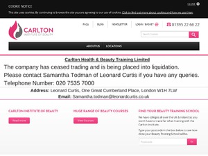 The Carlton Institute website