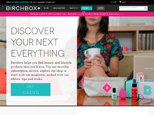 Birchbox UK website