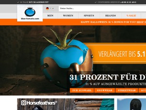 Blue Tomato Snow & Surf Online Shop website