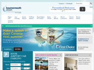 Bournemouth Airport Car Park website