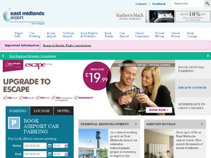 East Midlands Airport Car Park website