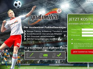 Goal United website