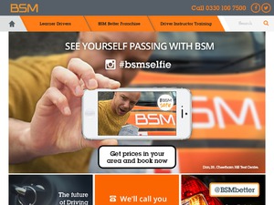 BSM Driving School website