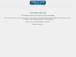 Cables and Leads website