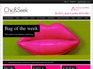 Chic&Seek website