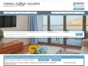 Cornish Cottage Holidays website