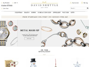 David Shuttle website
