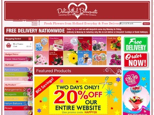 Delightful Bouquets website
