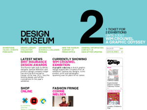 Design Museum website