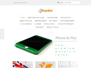 EasySkinz website