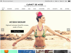 Carnet de Mode website