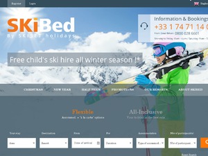 Skibed website