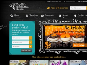 The English Cheesecake Company website