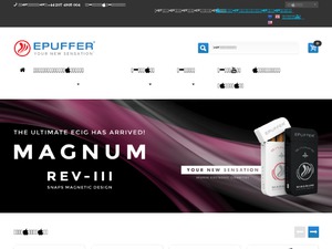 ePuffer Electronic Cigarettes website