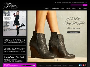 Fergie Footwear website