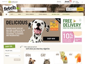 Fetch website