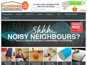 Flooring Warehouse Direct website