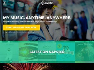 Napster website