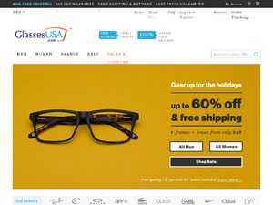 GlassesUSA website