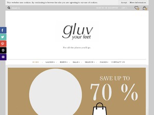 Gluvfootwear website