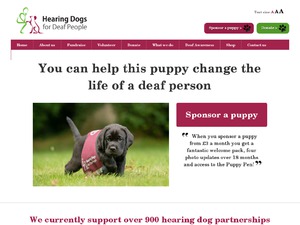 Hearing Dogs website