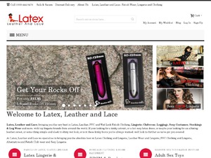 Latex Leather and Lace website