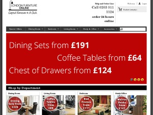 London Furniture Online website