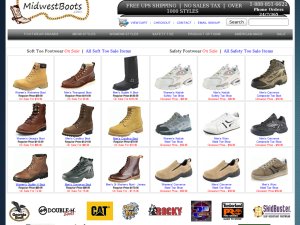 Steel Toe Shoes website