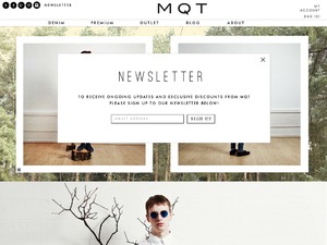 MQT Denim website