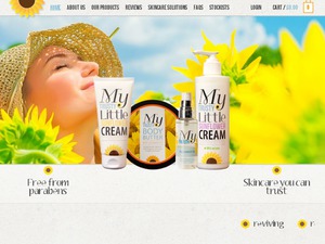 My Trusty Little Sunflower Cream website