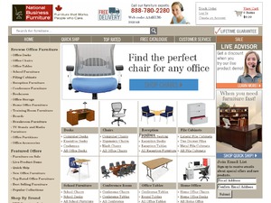 National Business Furniture CA website