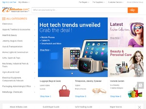 Alibaba Global website