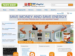 Paints Direct website