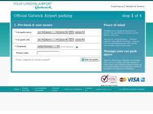 Official Gatwick Airport Parking website