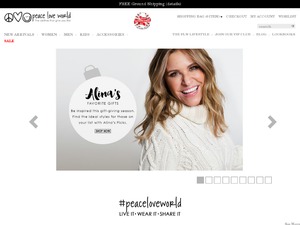 PeaceLoveWorld US & CA website