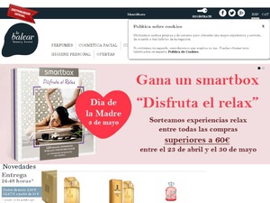 Perfumes la balear website