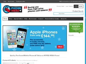 Phone Hero website