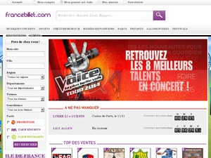 France Billet website