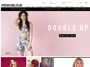 Pop Couture website