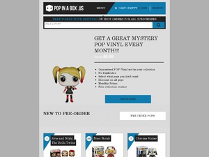 Pop In a Box US website