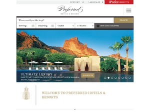 Preferred Hotel Group website