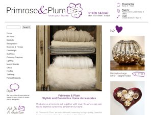 Primrose and Plum website