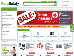 Pure Safety website