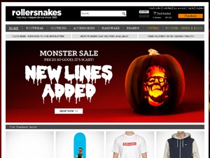 Rollersnakes website