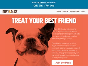 Ruby and Duke website